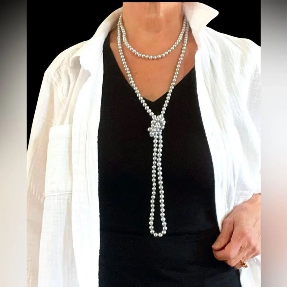Shimmering Rope Necklace